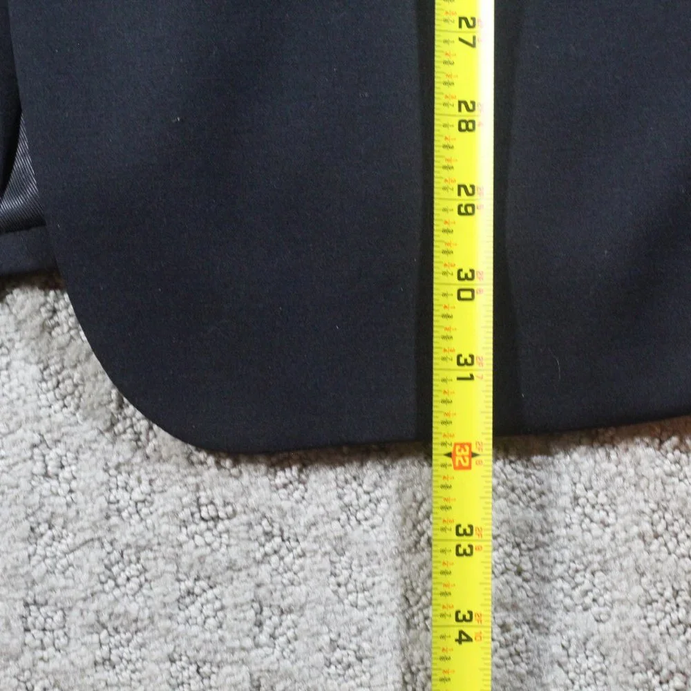 Pronto Uomo Black Suit with Cumber Bun Size: 40R